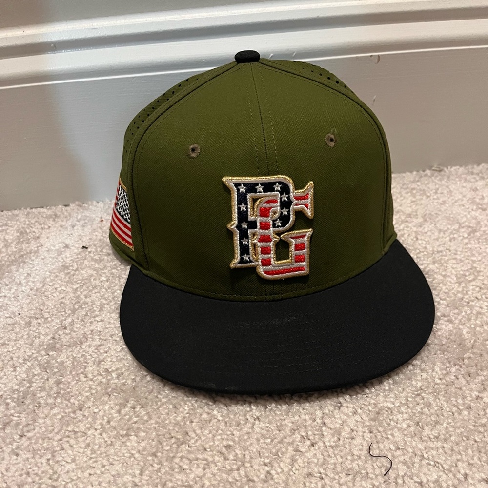 Size small PG navy green hat worn once
